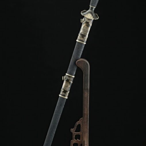 Chinese Jian Song Dynasty Folded Pattern Clay Tempered Sword