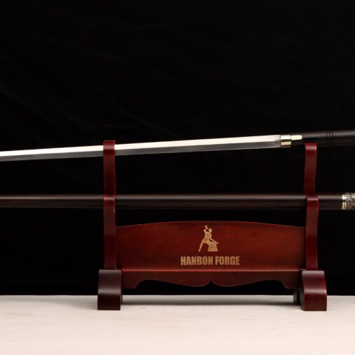 Dragon-Head Jian Cane Sword with Ornate Carvings