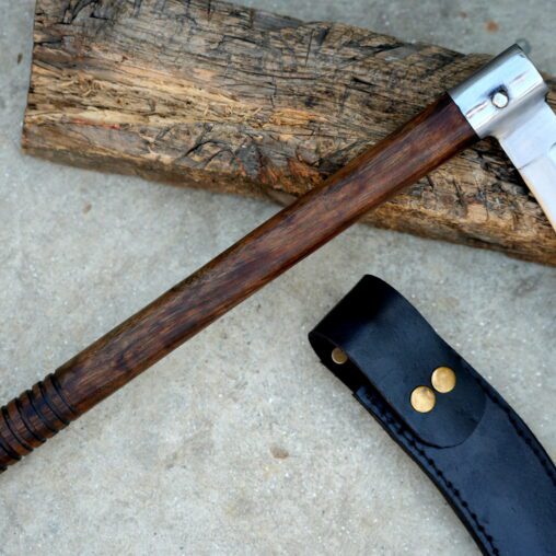 Traditional Farmer Japanese Kama Knife Rosewood Shaft