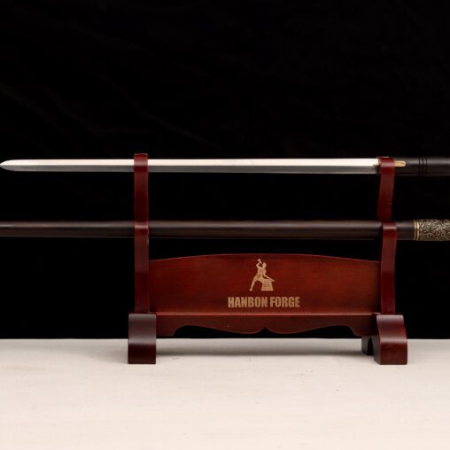 Qing Dynasty Noble Cane Sword with Hook Handle