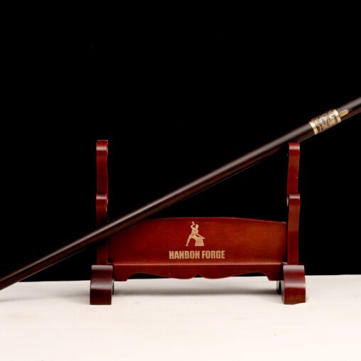 Black Dragon Cane Sword with Round Pommel