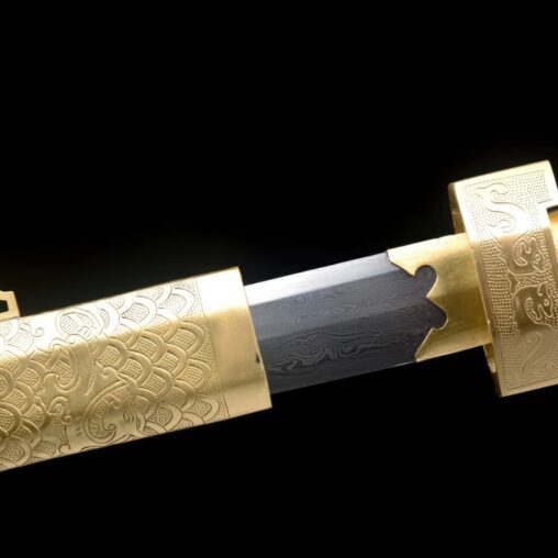 Ganjiang Jian Folded Steel Hazuya Polish Blade