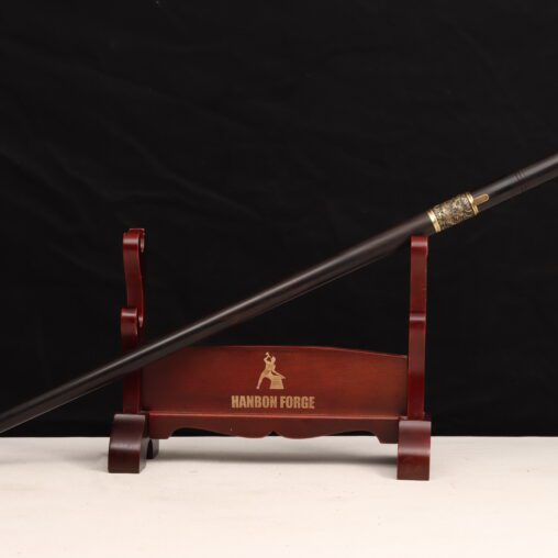 Gold Imperial Flame Dragon Cane Sword
