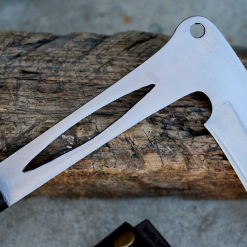 Functional Kama Knife with Razor-Like Blade