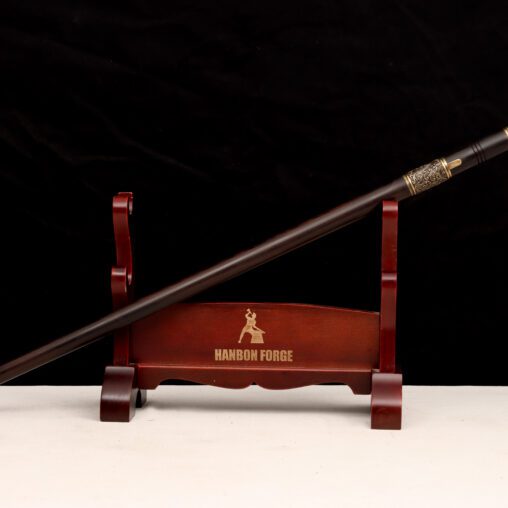 Qing Dynasty Noble Cane Sword with Hook Handle