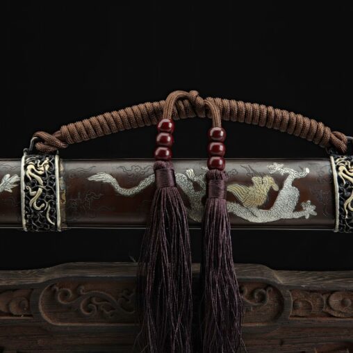 Dragon God Jian Pattern Steel Clay Tempered