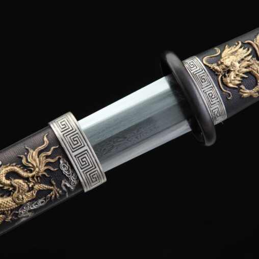 Tang Jian Sword Dragon-Phoenix Three-Color Copper