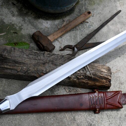 Japanese Tanto Machete Straight Double-Edge Blade