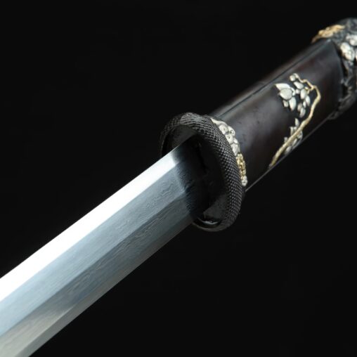 12 Inches Chinese God Tang Jian Pattern Steel Tri Color