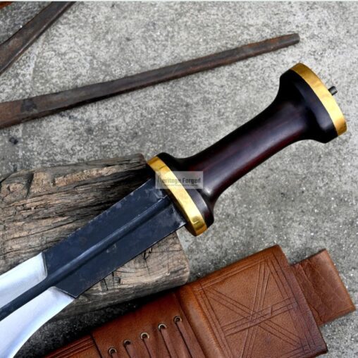 African Boa Zande Sword 5160 Spring Steel Battle-Ready