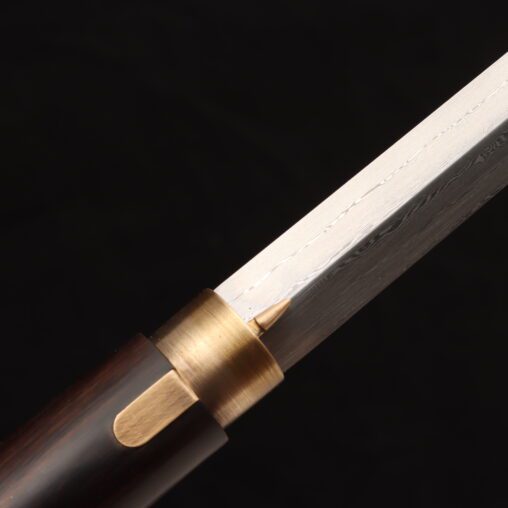 Black Dragon Cane Sword with Round Pommel