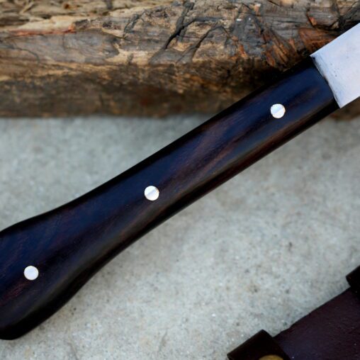 Functional Kama Knife with Razor-Like Blade