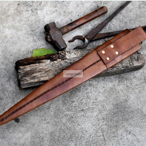 African Boa Zande Sword 5160 Spring Steel Battle-Ready