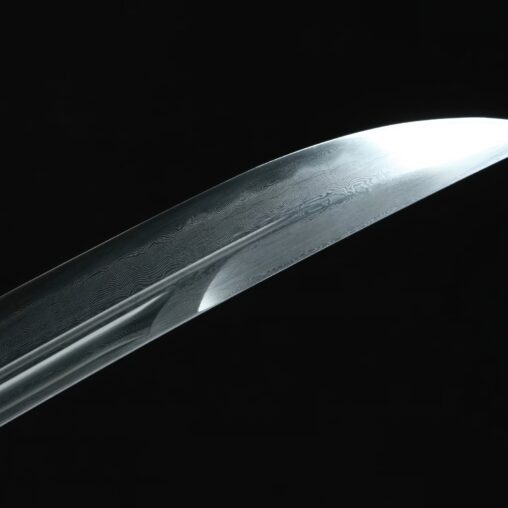 Dao Sword Folded Pattern Steel Clay Tempered Blade