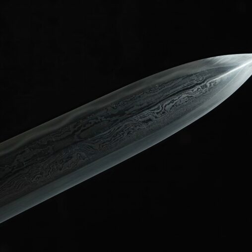 Jian Snake Sword Clay Tempered Pattern Steel