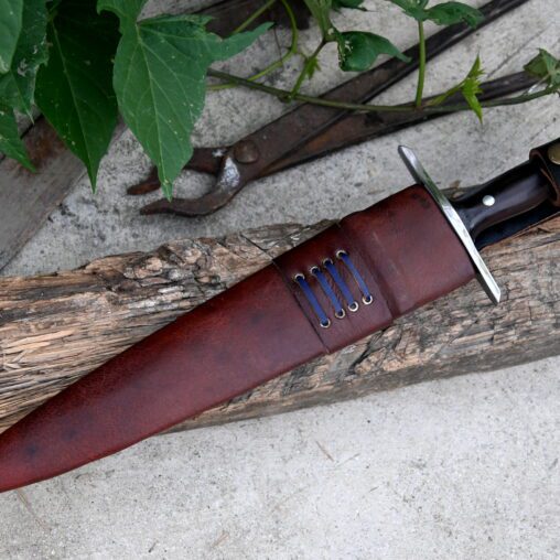 Medieval Dagger Carbon Steel Blade and Metal Crossguard