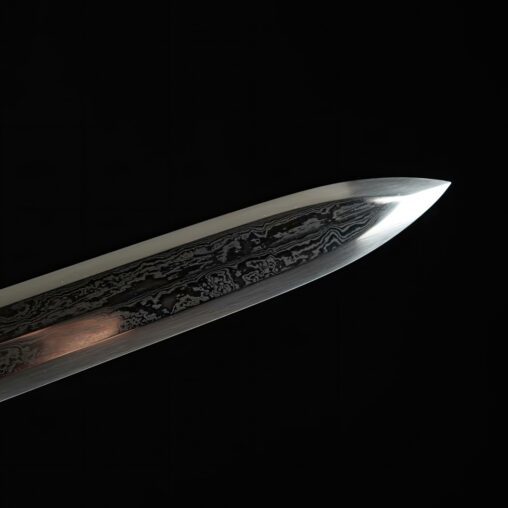 Sword Dragon Fumoren Jian Pattern Steel Ebony Blade