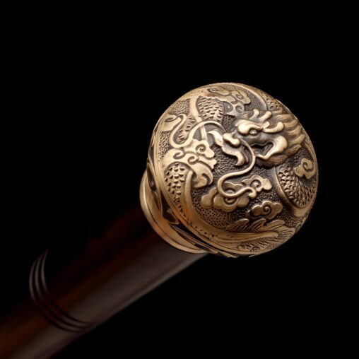 Chinese Dragon Cloud Cane Sword with a Rubber Pad