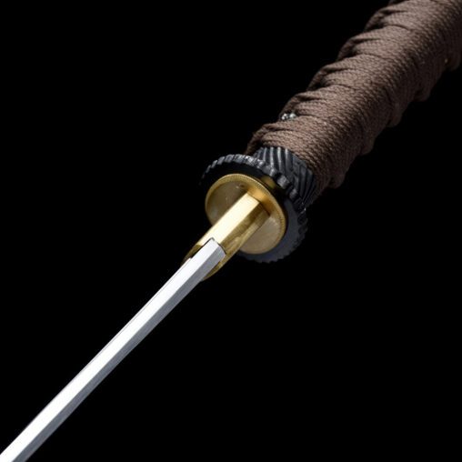 Dojo Pro 1060 Steel Tanto #4 (Brown)