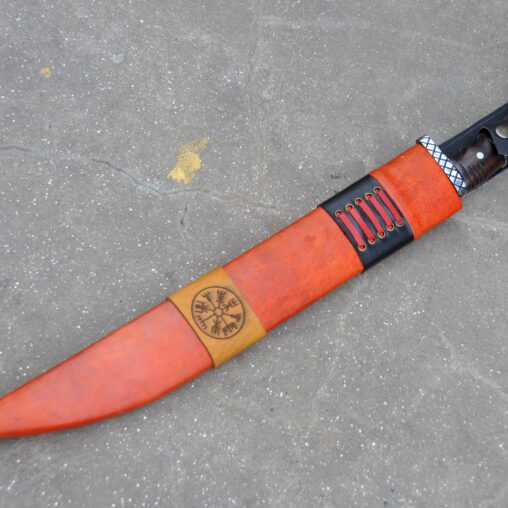 Germanic Seax Sword 5160 Spring Steel Blade