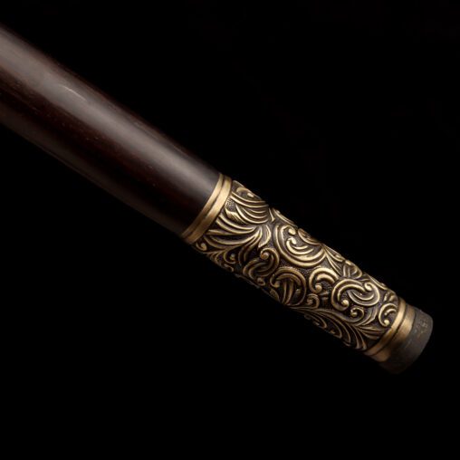 Qing Dynasty Noble Cane Sword with Hook Handle