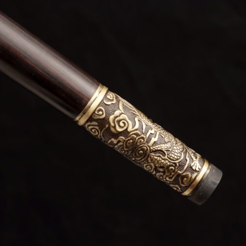 Gold Imperial Flame Dragon Cane Sword