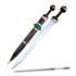 Mainz Gladius Sword with Dark Wood Hilt and Round Pommel