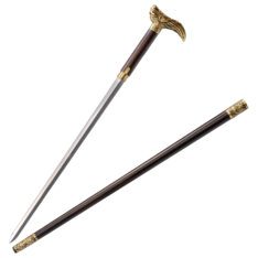 Gold Imperial Flame Dragon Cane Sword