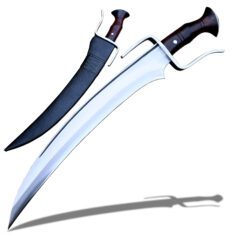 Kortada Sword with Knuckle Guard and Inside Sharpened Edge