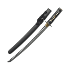 Musashi Wakizashi with Leather Tsuka-Ito
